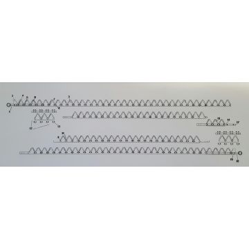 35' LH Case-IH 2142, 2152, 2162 bolted double sickle headless UPS-able