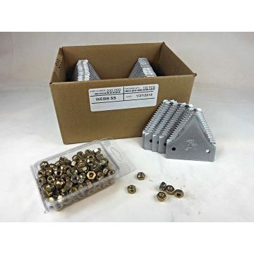 New Holland 971, 972, 973 73C; big tooth 10/in serration plated 15' SGL Section Refill Kit