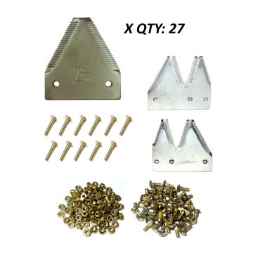 Case-IH 8320, 8330, 8350 top serrated plated 7' Section Refill Kit