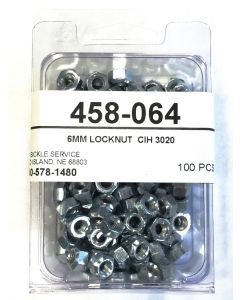 C-IH 3020 100-pc pkg 6mm lock nut