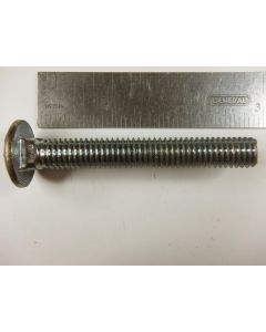 Carriage head bolt 3/8-inch x 2-1/2-inch